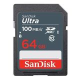 SANDİSK SanDisk Ultra 64GB V10 SDHC Hafıza Kartı 100MB/sn