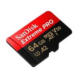 Sandisk SDSQXCU-064G-GN6MA - Sandisk Extreme Pro 64GB 20090MBS Microsdxc Uhs-I A2 V30 Hafıza Kartı | DJI Türkiye Karacasulu Garantili |