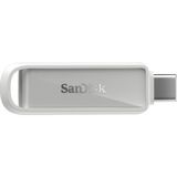 Sandisk Telefon Sürücüsü, USB Tip-C 256 GB (Akıllı Telefonlar, Tabletler ve Bilgisayarlar Için Flash Sürücü, 150 Mb/s Okuma, Taşıma Anahtarlık Döngüsü, 1 Yıllık Rescuepro Deluxe Yazılımı) - Arctic Whi - 250 GB - Beyaz