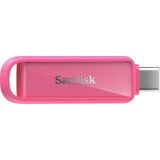 Sandisk Telefon Sürücüsü, USB Tip-C 256 GB (Akıllı Telefonlar, Tabletler ve Bilgisayarlar Için Flash Sürücü, 150 Mb/s Okuma, Taşıma Anahtarlık Döngüsü, 1 Yıllık Rescuepro Deluxe Yazılımı) - Seastar Pi - 250 GB - Pembe