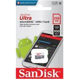 Sandisk Ultra 256GB 100MB/S Microsdxc Hafıza Kartı