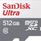 Sandisk Ultra 512GB Microsdxc 100mb/s Hafıza Kartı SDSQUNR-512G-GN3MN
