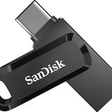 Sandisk Ultra Dual Drive Go USB Type-C Flash 128 GB Taşınabilir Bellek Siyah