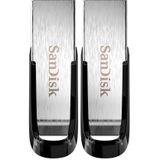 SanDisk Ultra Flair SDCZ73-064G-G46 64 GB Flash Bellek (2 paketi)