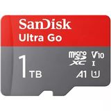Sandısk Ultra Go Micro Sdxc Hafıza Kartı 1 Tb + Sd Adaptör (Android Akıllı Telefonlar Ve Tabletler İçin, 150 Mb/S'ye Kadar Okuma Hızı) A1, Full Hd Video, Uhs-I, Sınıf 10, U1, Amazon İçin