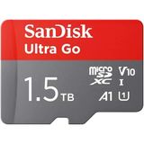 Sandısk Ultra Go Micro Sdxc Hafıza Kartı 1,5 Tb + Sd Adaptör (Android Akıllı Telefonlar Ve Tabletler İçin, 150 Mb/S'ye Kadar Okuma Hızı) A1, Full Hd Video, Uhs-I, Sınıf 10, U1, Amazon İçin