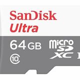 Sandisk Ultra microSDHC 64gb, C10, Uhs-1, 100MB/s R