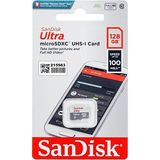 Sandisk Ultra microSDXC Hafıza Kartı 128 GB 80MB/s Hız Parametreleri ile Uyumlu C10 UHS-1