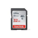 SanDisk Ultra SDHC 32GB 80MB/s Class 10 UHS-I Hafıza Kartı SDSDUNC-032G-GN6IN - 25 Adet