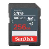 Sandisk Ultra SDSDUNR-256G-GN3IN 256 GB 100 MB/S SDXC Hafıza Kartı