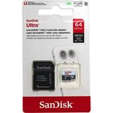 Sandisk Ultra SDSQUNR-064G-GN3MN Class 10 Uhs-I 64 Micro Sd Kart - Standart