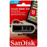 Sandisk USB Flash Bellek 32GB Cruzer Glide 3.0 Siyah