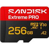 SANDISK yeni versiyon Extreme PRO microSDXC 256 GB, UHS-I kartı + SD adaptörü (250 MB/sn'ye kadar okuma, 170 MB/sn'ye kadar yazma, 5K, 3K, 4K UHD, C10, V30, U3, A2)