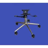 Sandofis Ofis Koltuğu Alt Takım Komple Set,Çap 64 cm Yıldız Krom Ayak, 15 * 25 Çift Kollu Tilting Mekanizma, 60 Çap Krom Çemberli Tekerlekli, 41-50 CM Yükseklik