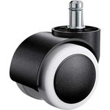 Sandofis Ofis Koltuğu Tekerleği,Siyah Beyaz,50 mm, Pim Çapı 11 mm,Evrensel Değiştirilebilir Mobilya Tekerlekleri,