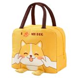 SANDOO Kadınlar için Corgi Lunch Box - Su geçirmez Yalıtımlı Corgi Öğle Yemeği Çantası,Sevimli Sızdırmaz Corgi Öğle Yemeği Çantası,Yeniden Kullanılabilir Köpek Öğle Yemeği Kutusu,İş Ofis Seyahat