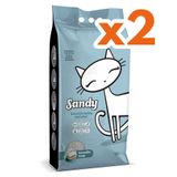 Sandy Ekstra 2 x 10 kg Topaklanan Sodyum Bentonit Marsilya Sabunlu Kedi Kumu
