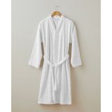 Sandy Stripe Pamuk Bornoz L-Xl Beyaz - L - XL