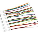 SANEC 1,25mm JST 10 Pin Kablolu Konnektör Takım (180D Erkek)-10cm
