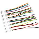 Sanec 1,25MM Jst 3 Pin Kablolu Konnektör Takım (180D ERKEK)-10CM - Çift Taraflı
