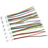 Sanec 1,25MM Jst 6 Pin Kablolu Konnektör Takım (180D ERKEK)-20CM - Çift Taraflı