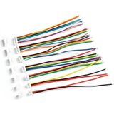 Sanec 1,25MM Jst 7 Pin Kablolu Konnektör Takım (180D ERKEK)-20CM - Çift Taraflı