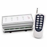 SANEC 12V 12 Kanal Optokuplörlü Röle RT-109 Ray Tipi Kutu + 1 Adet 433 MHz RF Uzaktan Kumanda