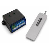 SANEC 12V 4 Kanal 15 Amper Kutulu + 1 Adet 433 MHz Uzun Menzil Kumanda 3000 Metre
