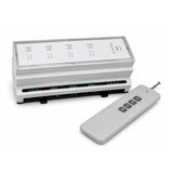 SANEC 220V 4 Kanal Optokuplörlü Röle RT-109 Ray Tipi Kutu + 1 Adet 433 MHz Uzun Menzil Kumanda 3000 Metre