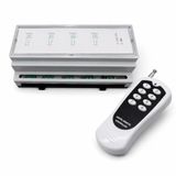 SANEC 220V 8 Kanal Optokuplörlü Röle RT-109 Ray Tipi Kutu + 1 Adet 433 MHz RF Uzaktan Kumanda