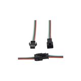 SANEC 2,5MM JST SM 3PİN SİYAH SEYYAR KABLOLU KONNEKTÖR DİŞİ ERKEK TAKIM 10CM+10CM - 0,25MM