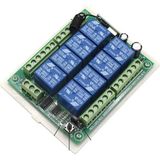 Sanec 8ch Alıcı Anahtarı Röle Modülü Dc 12V 24V 433MHZ Denetleyici ve 8 Kanal Uzaktan Kumanda Verici