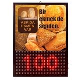 SANEC Askıda Ekmek Led Sayıcı