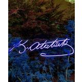 SANEC Atatürk İmza Neon Led Tabela Dekoratif Aydınlatma