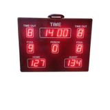SANEC Basketbol Skorbord Sistemi - Kablosuz Kumandalı Taşınabilir Scoreboard (82x63 cm)