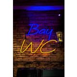 Sanec Bay Wc Neon LED Tabela (Ölçü: 60X40 Cm)