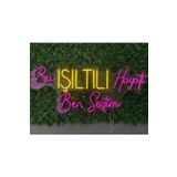 SANEC Bu Işıltlı Hayatı Ben Seçtim Güzellik Merkezi Neon Led Tabela