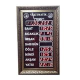 SANEC Cami Namaz Vakitmatik (Kasa Ölçüsü: 36X60 cm)