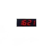 SANEC Dijital Led Duvar ve Masa Saat Derece ve Nem - Kırmızı (Kasa Ölçüsü: 12x30 cm)