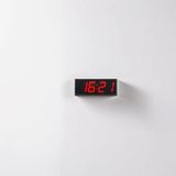 SANEC Dijital Led Duvar ve Masa Saati - Kırmızı (Kasa Ölçüsü: 12x30 cm)