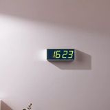 SANEC Dijital Led Duvar ve Masa Saati - Yeşil (Kasa Ölçüsü: 15x37 cm)