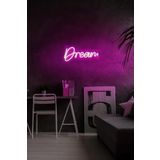 SANEC Dream - Led Dekoratif Duvar Aydınlatması Neon Duvar Yazısı Sihirli Led Mesajlar - N69
