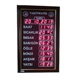 SANEC Ezan Okuyan Cami Namaz Vakitmatik (Kasa Ölçüsü: 34x57 cm)