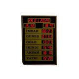 SANEC GPS'li Cami Namaz Vakitmatik (Kasa Ölçüsü 50x70 cm)
