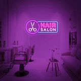 SANEC Hair Salon Kuafor Neon Led Tabela
