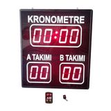 SANEC Halı Saha Skorbord Sistemi (Kasa Ölçüsü: 60x60 cm)