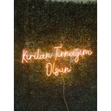 SANEC Kırılan Tırnağım Olsun Kuaför Güzellik Merkezi Neon Led Tabela