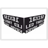 SANEC Led Tabela 16x192cm Çift Taraflı Beyaz Kayan Yazı-Wifi