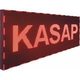 Sanec LED Tabela 16X32 cm Çift Taraflı Kırmızı Kayan Yazı-Wifi