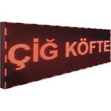 SANEC Led Tabela 16x64cm Çift Taraflı Kırmızı Kayan Yazı-Wifi